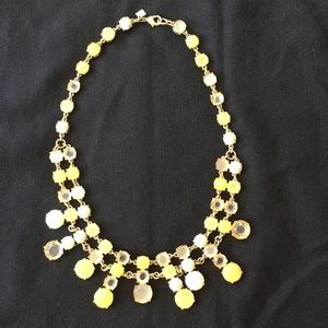Banana Republic Vibrant Yellow and White Necklace